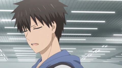 1boy 1girls adult adult_female adult_male big_breasts blue_eyes blue_shirt bouncing_breasts breasts english_audio english_dialogue english_language female hands_on_face huge_breasts jiggling_breasts large_breasts male mp4 sakurai_shinichi screaming shaking shaking_breasts shirt short_female shortstack silver_hair sound tagme taller_male uzaki-chan_wa_asobitai! uzaki_hana video white_hair