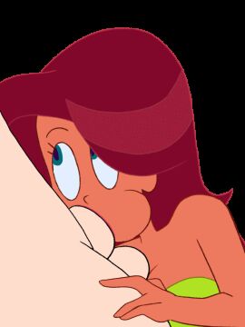 1boy 1girls 3:4 alt3r_eg0 animated animated_gif animated_image beat_banger blowing blowjob blowjob_face blue_eyes bouncing_breast bouncing_breasts breasts cartoon cartoony deepthroat erect_penis erection female gif green_bra hand_on_hip interspecies looking_at_partner looking_at_viewer looking_up male marina_(zig_and_sharko) merfolk mermaid mermaid_girl oral oral_sex penis penis_in_mouth red_hair shiny_hair straight sucking sucking_cock sucking_penis tan_body tan_skin transparent_background vertical_video xilam zig_and_sharko