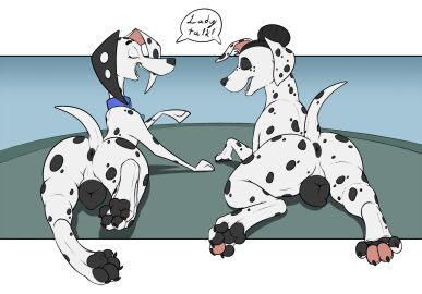 101_dalmatian_street 101_dalmatians 2022 2girls anatomically_correct anatomically_correct_anus anatomically_correct_genitalia anatomically_correct_pussy animal_anus animal_genitalia animal_pussy anus ass ass_focus asshole behind_view big_ass big_butt big_pussy black_anus black_body black_fur black_hair black_nose black_pussy black_spots blue_collar butt_focus canid canine canine_anus canine_genitalia canine_pussy canis claws closed_eyes collar conditional_dnp curvaceous curvaceous_body curvaceous_female curvaceous_figure curvy curvy_body curvy_female curvy_figure dalmatian delilah_(101_dalmatians) dialogue digital_drawing_(artwork) digital_media_(artwork) disney dog dog_collar domestic_canine domestic_dog duo duo_female duo_focus english_dialogue english_text eyebrows eyelashes female female_canine female_dog female_feral female_focus female_only feral feral_focus feral_only floppy_ears genitalia genitals hair hi_res huge_ass huge_butt huge_pussy jackie_(frostwolf300) large_ass large_butt large_pussy long_ears long_snout lying_on_stomach mammel mature_female mature_feral open_mouth open_smile pawpads paws plump_labia presenting presenting_anus presenting_ass presenting_hindquarters presenting_pussy psy101 pussy pussy_focus quadruped raised_tail rear_view showing_anus showing_ass showing_pussy simple_background smile smiling smiling_at_each_other speech_bubble sploot spots spotted_body spotted_fur tail tail_raised tailhole talking talking_to_another text toe_claws toes viewed_from_behind voluptuous voluptuous_female white_body white_fur white_spots