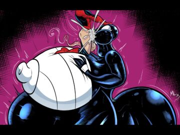 1boy 1girls 2d 2d_(artwork) alien alien_girl alien_humanoid alternate_version_available ameizing_lewds apple_butt artist_name ass ass_bigger_than_head big_ass big_breasts big_butt black-skinned_female black_body black_skin blowjob breasts breasts_bigger_than_head bubble_ass bubble_butt bust busty cheek_bulge chest cum cum_inside cumflation curvaceous curvy curvy_figure cute cute_face dark-skinned_female dark_skin digital_drawing_(artwork) digital_media_(artwork) enormous_ass enormous_breasts female female_focus gigantic_ass gigantic_breasts hero heroine hips hourglass_figure huge_ass huge_breasts huge_nipples humanoid hyper hyper_ass hyper_belly hyper_breasts hyper_cumflation hyper_thighs large_ass large_breasts light-skinned_male light_skin male male/female marvel marvel_comics massive_ass massive_breasts massive_thighs mature mature_female nightmare_waifu nipples offscreen_character peter_parker rule_63 she-venom she-venom_(ameizing_lewds) size_difference spider-man spider-man_(series) straight superhero superheroine swallowing swallowing_cum symbiote thick thick_ass thick_hips thick_legs thick_thighs thighs throat_bulge thunder_thighs venom venom_(marvel) voluptuous voluptuous_female waist white_eyes wide_ass wide_hips wide_thighs