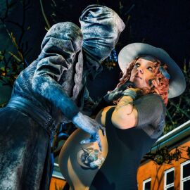 3d clubzenny dbd dead_by_daylight mikaela_reid pregnant the_nurse