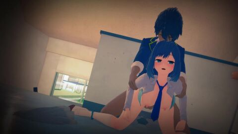 3d animated best_girl koikatsu kurokawa_akane oshi_no_ko tagme video