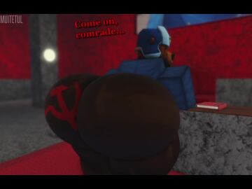 3d animated ass bear big_ass big_butt brown_fur dialogue duo enormous_ass enormous_butt face_in_ass face_in_butt facesitting gay gay_sex hammer_and_sickle hammer_and_sickle_tattoo huge_ass huge_butt large_ass large_butt looking_back male male/male male_only massive_ass massive_butt muitetul no_sound rimming roblox roblox_hat robloxian sex tagme tattoo_on_butt teasing teasing_viewer thick_thighs twerking ushanka ushanka_bear_head_(roblox) video