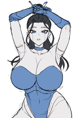 android beepo_(chunkymoon) breasts female huge_breasts robot robot_girl