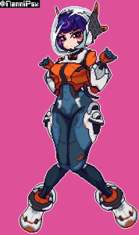 1girls animated ass astronauts bare_arms bare_legs bare_shoulders bare_thighs big_ass big_breasts big_butt bikini bikini_bottom bikini_top blizzard_entertainment bodysuit breasts clothed clothing color female female_focus female_only hi_res juno_(overwatch) light-skinned_female light_skin nannipsx overwatch overwatch_2 petite petite_female purple_eyes purple_hair short_hair solo solo_female tagme thick_thighs