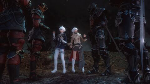 alisaie_leveilleur alphinaud_leveilleur bad_end captured captured_hero captured_heroine defeated defeated_hero defeated_heroine final_fantasy final_fantasy_xiv garlean hi_res kyubisan twins
