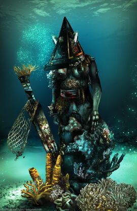 2d algae anthozoan anthro areola arthropod ass barnacle belly big_belly bioluminescence bioluminescent_penis black_hair black_sclera breasts canid canine canis chest_tuft claws clothed clothing cnidarian coral crustacean decay decayed female female_pyramid_head fur genitals glowing glowing_genitalia glowing_penis grey_areola grey_body grey_fur hair hi_res horror_(theme) huge_weapon lilithdog male mammal marine maxillopod penis pyramid_head rule_63 sand seafloor seaweed silent_hill silent_hill_2 slightly_chubby solipsisticyiff solo spots standing tail text thick_thighs topless tuft underwater underwater_scenery url water white_belly wolf