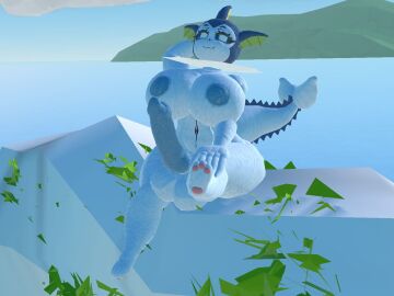 1futa 3d 3d_(artwork) anthro arm_behind_head arm_on_leg balls ballsack belly_button big_areola big_areolae breasts canine_penis curvy curvy_female curvy_figure eeveelution erect_penis erection female foot_fetish furry furry_female furry_futa furry_only futa_only futanari high_quality intersex knotted_penis lake large_penis leg_out leg_up looking_at_viewer looking_seductive massive_breasts mommy mommy_kink nipples ocean ocean_background penis pokemon pokemon_(species) rec_room recroom recroom-nsfw rock rocks shaded sitting sitting_on_rock syntholsoul vaporeon vaporeon_tail