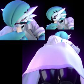 1boy 1girls 3d animated blowjob doctor dr._voir fellatio female gardevoir human human_on_humanoid humanoid interspecies latex male nintendo penis pokemon pokemon_(species) pokephilia sagestaff shiny_pokemon simple_background sound tagme video warfare_gardevoir