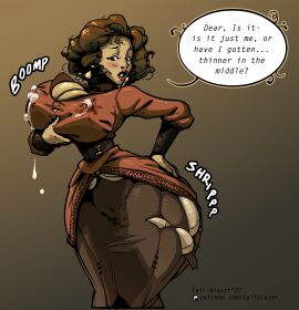 1girls adelaide_(tail-blazer) ass_expansion ass_growth belt breast_expansion breast_milk breasts brown-haired_female brown_dress brown_hair brunette-haired_female brunette_female brunette_hair edwardian edwardian_dress edwardian_era female female_only history hourglass_figure hourglass_figured_female lactating lactating_nipples lactating_through_clothing lactation lactation_through_clothes milk milky pants_rip red_clothing red_shirt ripped_clothing ripped_pants shirt solo solo_female source_request tagme tail-blazer tearing_clothes thick_hips thick_thighs torn_clothes torn_clothing torn_pants waist_reduction wet_clothes wet_clothing wide_hips wide_thighs