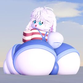 1boy 3d anthro ass balls baseplate big_ass big_butt bunny_ears femboy fur huge_ass huge_butt large_ass lolfunnyman male male_only roblox robloxian tagme thick_ass thick_thighs white_body white_fur