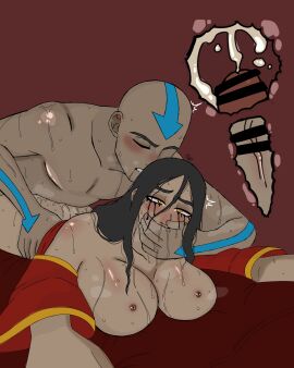 1boy 1girls 2d aang ambiguous_consent ass avatar_the_last_airbender azula azulaang big_breasts blush boobs_out breast_press breasts censored closed_eye covering_mouth creampie cum cum_in_pussy cum_inside drool drool_on_face drooling enemies eyes_rolling_back female happy_sex heart-shaped_pupils internal_cumshot internal_view makeup makeup_running male mutty nickelodeon nightgown penetration penis pinned_down prone_bone pussy robe royalty saliva stealth_sex sweating sweaty_ass sweaty_body sweaty_breasts tears waist waist_grab
