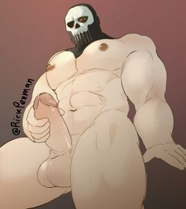 2d abs balls bara big_balls big_muscles big_penis blush boner call_of_duty call_of_duty_modern_warfare_2_(2022) daddy dilf erect_nipples erection ghost_(modern_warfare_2) huge_balls huge_cock huge_muscles huge_pecs human male male_only mask mask_only masked_male masturbation muscles muscular muscular_human muscular_male navel nipples nude pecs penis rickpenman simon_riley solo solo_male yaoi