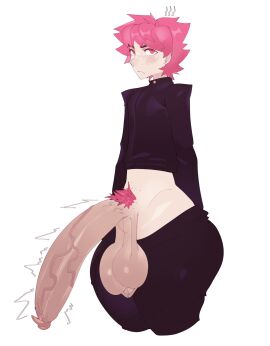 big_cock big_dick big_penis huge_cock hung_femboy male male_only penis phoenixlamarrr prince_(phoenixlamarrr) solo solo_male