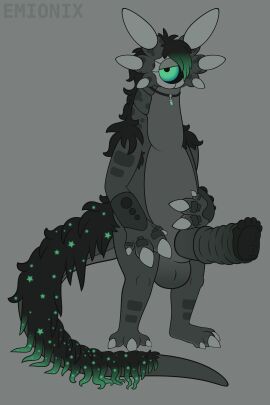 1_eye 3_toes 4_fingers 6_ears absurd_res accessory alien animal_genitalia animal_penis anthro armpit_hair artist_name back_mane balls bangs big_balls big_claws big_hands big_penis black_hair black_mane black_penis black_sclera body_hair claws countershade_feet countershade_hands countershade_torso countershading crystal digital_drawing_(artwork) digital_media_(artwork) emionix emo_haircut equine_genitalia equine_penis equine_penis_with_foreskin erection featureless_chest feet finger_claws fingers flat_colors foreskin front_view genitals green_eyes green_hair green_mane grey_balls grey_body grey_claws grey_countershading grey_markings grey_penis grey_sheath hair half-closed_eyes hand_on_belly hi_res huge_balls huge_cock humanoid_genitalia humanoid_penis hybrid_genitalia hybrid_penis jewelry kesri_(emx) lidded_eyes long_neck long_tail looking_at_viewer male male_anthro mane markings medial_ring medial_ringed_humanoid_penis medial_ringed_hybrid_penis mottled mottled_body mouthless multi_ear multicolored_hair multicolored_mane narrowed_eyes necklace nonbinary_(lore) nude nude_anthro nude_male omnilurkerbeast omnitope overweight overweight_anthro overweight_male pendant penis plantigrade retracted_foreskin scutes semi-anthro sheath solo standing star_polygon tail tail_mane text thick_neck thick_penis thick_tail three-quarter_view toe_claws toes toony two-tone_hair two-tone_mane uncircumcised unusual_anatomy unusual_ears