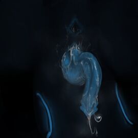 absurd_res all_fours animal_genitalia anus belly between_legs bodily_fluids corvidtree cyan_lizard_(rain_world) dragon dripping feral genital_fluids genital_slit genitals glowing hi_res leaking_precum lizard lizard_(rain_world) male musk musky_butt musky_penis mythological_creature mythological_scalie mythology penis precum precum_drip presenting presenting_penis rain_world reptile scalie solo spread_anus spreading tapering_penis videocult