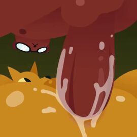 1:1 2d_animation alliartist ambiguous_fluids anal anal_sex angus_delaney animated anthro anthro_on_anthro anthro_penetrated anthro_penetrating anthro_penetrating_anthro ass balls bear bodily_fluids brown_body brown_fur canid canine cum cum_in_ass cum_inside duo expressionless eyewear fox from_front_position fur furry genital_fluids genitals glasses gregg_lee lineless looking_at_another low_res lying male male/male male_only male_penetrated male_penetrating male_penetrating_male mammal mating_press missionary_position night_in_the_woods nude on_back on_top orange_body orange_fur penetration penile penile_penetration penis penis_in_ass precum sex short_playtime yellow_sclera