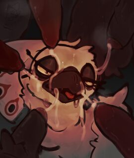 absurd_res animal_genitalia animal_penis anthro avian beak bedroom_eyes bird bodily_fluids bukkake canid canine canis chompingbit constricted_pupils cum cum_on_beak cum_on_face disembodied_penis dreamworks drooling ejaculation erection eyelashes foreskin galliform genital_fluids genitals glistening glistening_genitalia glistening_penis group half-closed_eyes hi_res kung_fu_panda lord_shen male male/male mammal messy narrowed_eyes neck_tuft nude nude_anthro nude_male open_beak open_mouth peafowl penis phasianid pupils saliva saliva_string seductive small_pupils steam sweat sweatdrop tail tired_eyes tongue tuft vein veiny_penis wolf