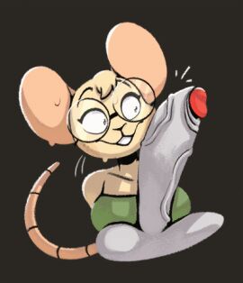 1girls animated anthro beat_banger big_breasts breasts buckteeth bunfan_games bust_portrait camel_toe cameltoe cock_shock eyebrows eyelashes eyewear female furry furry_female genitals glasses imminent_sex impressed komdog makayla_(beat_banger) male male/female mammal mouse mouse_girl murid murine penis penis_on_cheek pussy rodent sex sweat teeth vein