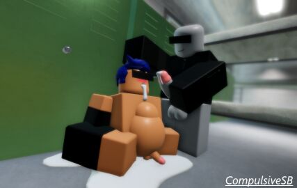 2boys 3d big_penis bottomless censored_eyes cock_on_face compulsivesb cum_drip cum_dripping_from_mouth cum_dripping_from_penis cum_inflated_belly exhausted femboy gay jerking_off jerkingoff male male_only military military_uniform military_vest oral penis roblox robloxian tagme