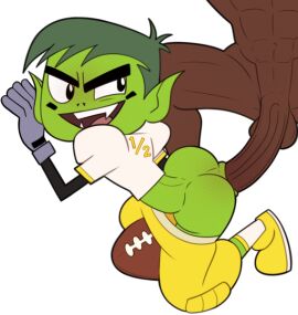 2boys abs all_fours american_football american_football_uniform anal anal_penetration anal_sex anal_tugging ass bara beast_boy beast_boy_(teen_titans_go!) big_penis bottomwear bubble_ass bubble_butt cartoon_network cyborg_(dc) dark-skinned_male dark_skin dc dc_comics doggy_style evil_grin face_paint football_uniform footwear garfield_logan gay gay_anal gay_sex gloves green_body green_hair green_skin handwear human_on_humanoid human_penetrating human_penetrating_humanoid humanoid humanoid_penetrated interracial interspecies iyumiblue large_penis long_penis long_sleeves looking_at_partner looking_back male male/male male_on_male male_only medium_ass medium_butt mostly_clothed muscular muscular_male open_mouth pants pants_around_thighs pants_down partially_clothed penis pointy_ears sharp_teeth shirt shoes short_hair smile smiling smiling_at_partner spiky_hair teen_titans teen_titans_go transparent_background veiny_penis warner_brothers white_outline yaoi yellow_bottomwear yellow_footwear yellow_pants yellow_shoes