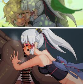 1girls 2boys 2koma aether_(genshin_impact) anal anilingus anilingus_from_female anus anus_worship asian_clothing ass balls bar_censor bareback before_and_after big_cock big_penis bitch black_penis blonde_hair blue_hair censored cheating cock color cuck cuckold cuckolding dark-skinned_male dark_skin doggy_style face_tattoo female genshin_impact henzu-zu hi_res highres hoyoverse huge_cock instant_loss instant_loss_2koma interracial interracial_sex kamisato_ayaka kiss_mark kiss_mark_on_penis kiss_marks kissing kissing_cheek large_penis light-skinned_female light-skinned_male light_skin lipstick lipstick_mark lipstick_on_balls lipstick_on_penis male mihoyo netorare ntr oral oral_sex penis penis_out ponytail qos qos_tattoo queen_of_spades queen_of_spades_symbol queen_of_spades_tattoo rimjob rimming rimming_male rusty_trombone sex snowbunny testicles tongue tongue_fucking tongue_in_anus tongue_out tonguejob veiny_penis