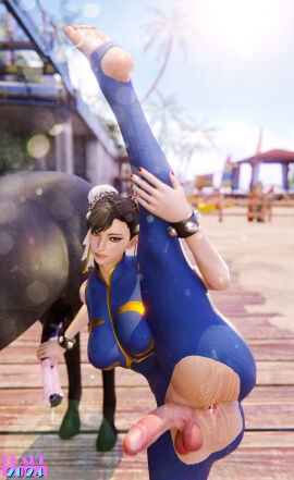 1animal 1futa 3d aftermath ass balls big_balls big_penis chun-li cock cum cum_in_ass feet feet_up feral feral_on_futa feral_on_human futa_focus futanari gaping gaping_anus horse horse_penis horsecock intersex khornflakesfm leggings male nail_polish penis soles solo_focus street_fighter street_fighter_6 stretching zoophilia