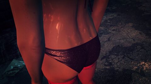 3d ass ass_focus christie_murray female hitman hitman_absolution io-interactive pink_bikini ponytail screenshot screenshot_edit stripper video_games wet wet_body wet_skin
