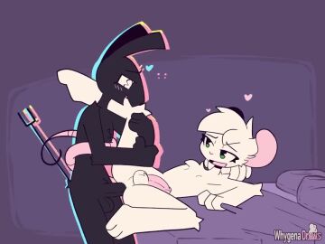 anal anal_sex anthro anthro_on_anthro anthro_penetrated anthro_penetrating anthro_penetrating_anthro bouncing_ass butfloyeen cay_(toxoglossa) femboy gay mammal murid murine rat reggie_(whygena) rodent sound_warning tagme third-party_edit trap video whygena yaoi