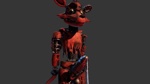 1boy after_sex animatronic animatronic_male bored bored_expression cum cum_drip dripping dude exposed_spine expressionless expressionless_face eyepatch eyepatch_lift five_nights_at_freddy's five_nights_at_freddy's_2 fox fox_ears foxy_(fnaf) fur furry looking_away male male_only masturbation pirate red_fur robot robot_boy robot_joints robot_male robotic_arm solo tagme withered_foxy