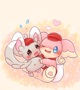 anthro anus audino blush censored chinchilla crying crying_with_eyes_open duo elonga female furry furry_only grey_fur hat heart looking_back looking_pleasured male minccino one_eye_closed open_mouth penis pokemon pokemon_(species) pokemon_cafe_mix pokémon_(species) pussy pussy_juice saliva sex smile spread_legs tagme tail tears vaginal_penetration