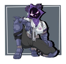 ass big_ass big_breasts big_butt big_thighs big_titties breasts clothing curvaceous curvaceous_female curvaceous_figure curvy curvy_figure curvy_hips epic_games female fortnite furry furry_female furry_only mulyshav purple_body purple_fur raven_team_leader raven_team_leader_(fortnite)