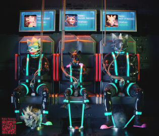 anthro aphrodisiac aphrodisiac_gas ball_gag balls blindfold bondage boots bound canid canine canis clothing digital_media_(artwork) footwear fox fox_mccloud gag gagged genitals guardians_of_the_galaxy hi_res latex machine male male_only mammal marvel marvel_comics mask milking_machine muzzle_gag nintendo penile penis penis_milking penis_milking_machine procyonid raccoon ralic_turman restrained restraints rocket_raccoon shoes smallsavant star_fox straitjacket submissive tail visor wolf wolf_o'donnell