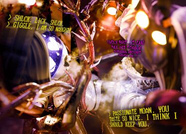 3d 4_fingers absolute_solver absurd_res accurate_art_style android anonymous_artist bodily_fluids body_horror breath carrying_another carrying_partner claws clothed clothing clothing_lift condensation crab_claw creepy cunnilingus cyn_(murder_drones) dangerous deep_cunnilingus deep_penetration dialogue digital_media_(artwork) drooling duo eldritch eldritch_abomination eldritch_being eldritch_j_(murder_drones) english_text excessive_saliva excessive_sweat female female/female female_focus female_only female_penetrated fingers flat_chested genitals glitch_productions hair hat hazard_stripes headgear headwear hi_res holding_partner horror_(theme) humanoid j_(murder_drones) licking long_tongue machine mantis_arms murder_drones nude onomatopoeia open_mouth oral penetration purple_hair pussy robot robot_girl robot_humanoid saliva saliva_on_pussy saliva_on_tongue saliva_string screen_eyes screen_face sex shirt shirt_lift short_hair size_difference sound_effects sweat teeth tentacle text tongue tongue_out topwear translucent translucent_body uzi_(murder_drones) vaginal_penetration white_body worker_drone yellow_eyes