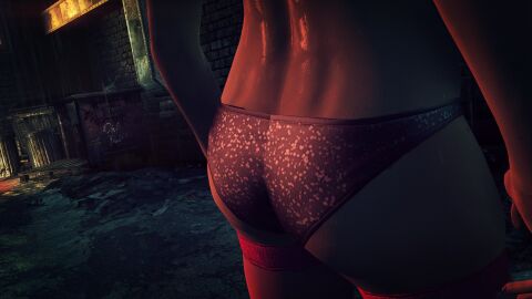 3d ass ass_focus christie_murray female hitman hitman_absolution io-interactive pink_bikini ponytail screenshot screenshot_edit stripper video_games wet wet_body wet_skin