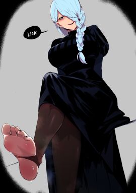 1girls 2d 2d_(artwork) big_breasts blush breasts color color_edit colored dialogue dominant_female english_text feet female female_only femdom foot_fetish foot_focus foot_lick foot_worship inviting jujutsu_kaisen legs looking_at_viewer looking_down_at_viewer masoq095 mei_mei_(jujutsu_kaisen) mommy nail_polish pov sitting smug soles soles_female solo solo_female solo_focus speech_bubble sweat tagme text text_bubble thighs toenail_polish toes