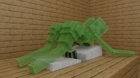 3d 3d_animation animated anus anus_peek balls balls_deep big_ass big_breasts cum cum_in_onahole cum_inside fleshlight futa_focus futa_only futanari green_body loop looping_animation minecraft multiple_angles naked naked_female naked_futa onahole ponytail ponytails slime slime_(minecraft) slime_girl solo solo_female solo_futa sound sound_effects tagme video yakuman_player_(artist)