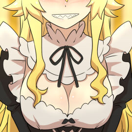 breasts cleavage female frederica_baumann maid_uniform re:zero_kara_hajimeru_isekai_seikatsu tagme wacum