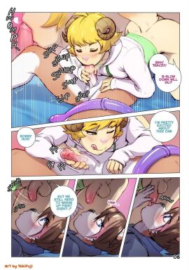 2boys 2femboys 2males all_fours ass balls bed bedroom best_friends big_butt big_dildo blonde_hair bottomless boy boys brown_hair bubble_butt canine cock dick dildo double_dildo dyed_hair erect erect_cock erect_dick erect_penis erection femboy femboy_fox fox fox_boy fox_ears fox_male fox_tail friends gay gay_sex homosexual homosexual_sex horns horny in_bed in_bedroom keiran_tracey keiran_tracey_(character) male males milo_stefferson milo_stefferson_(character) on_all_four on_all_fours on_back penis ram ram_horns roomates sex sheep sheep_boy sucking_cock sucking_dick sucking_penis tokifuji