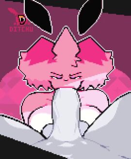 1girls all_the_way_to_the_base animated anonymous_male balls blowjob blowjob_face bouncing_balls bouncing_breasts breasts bunny_ears bunny_girl cum cum_in_mouth cum_in_penis cum_inside cum_overflow deepthroat ditchu ditchu_(oc) drinking_cum female female_only fluffy hair just_the_tip kissing kissing_penis longer_than_10_seconds longer_than_30_seconds loop looping_animation moaning nude onomatopoeia pink_body pink_hair pixel_animation pixel_art pulsating_cock pulsating_cumshot pumping_cum shorter_than_one_minute slurp sound tagme throbbing throbbing_penis veiny veiny_penis video voice_acted