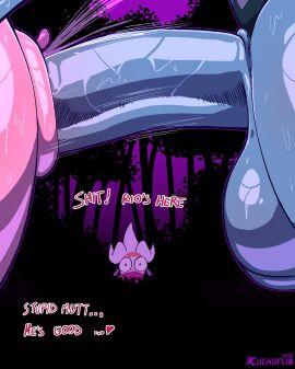 absurd_res anthro anthro_penetrating ass balls big_balls big_penis blue_body blue_fur blush bodily_fluids cinderace cindy_(cuchuflin) cuchuflin dialogue english_text fur generation_4_pokemon generation_8_pokemon genitals group heart_symbol hi_res huge_cock lucario male male_penetrating nintendo penetration penis pokemon pokemon_(species) profanity raboot sweat sweatdrop sweaty_ass sweaty_balls sweaty_butt sweaty_genitalia text trio