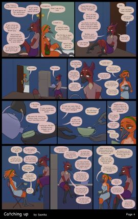 absurd_res avian bird bucerotiform comic english_text hi_res hoopoe krissy_(raveger) roodie_(soovka) soovka speech_bubble text