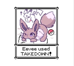 animated blowjob eevee fellatio feral fluffydasher furry pikachu pixel_animation pixel_art pokemon pokemon_(species) sound_warning tagme video
