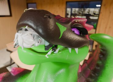 3d_(artwork) accessory animal_genitalia animal_penis anthro armus asinus balls balls_lick bodily_fluids breasts claws container cum cumshot digital_media_(artwork) donkey duo ejaculation equid equine equine_genitalia equine_penis erection extreme_size_difference eyebrow_piercing eyelashes facial_piercing female fur genital_fluids genital_piercing genitals hair hi_res imminent_oral_vore imminent_vore in_container in_cup jewelry kroxigor kroxigor_(vulgarvictor) licking male mammal mouth_shot nipples nose_piercing nose_ring nude open-mouth_smile open_mouth oral orgasm penis penis_accessory penis_jewelry penis_piercing piercing pink_eyes reptile ring_piercing scales scalie sex sharp_teeth size_difference skarrfox skarrfox_(artist) smile tail teeth tongue tongue_out trapped vore