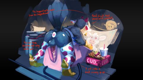 16:9 2024 4k absurd_res anal_plug animal_print anthro avian backsack balls ballsack beverage biped bird black_body black_feathers bondage bound bovid bovine buttplug cattle clothed clothing cow_costume cow_print cow_print_legwear dialogue digital_media_(artwork) english_text erection fake_horns feathers food genitals group hi_res kinktober kinktober_2024 legwear machine male mammal milking_machine penis penis_milking_machine plug_(sex_toy) raised_tail rear_view sex_toy sexotheque soda solo_focus speech_bubble tail text toya_pup widescreen