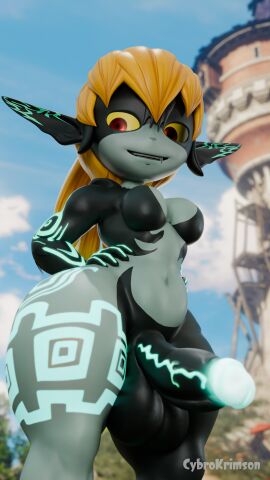 1futa 3d balls big_balls big_penis blender_(artwork) cybrokrimson digital_media_(artwork) erection female futa_only futanari genitals hi_res huge_cock humanoid imp intersex intersex/female midna nintendo penis solo standing the_legend_of_zelda thick_thighs twilight_princess wide_hips