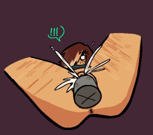 ass asshole auburn_hair cum cum_in_pussy cuntboy cuntboy_only disembodied_penis dyed_hair eblanx_x emo exclamation_point freckles ilya_(the_rusty_nails) intersex male on_back penis pussy scars shocked tan_skin thighs toony vaginal_penetration