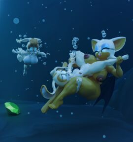 3d 3d_model 3girls aged_up air_bubbles alternate_breast_size ankle_grab anthro asphyxiation barefoot bat big_breasts blender_(artwork) breast_squish breasts bubbles cream_the_rabbit cream_the_rabbit_(kabalmystic) curvy_figure danil4h daughter digital_media drowning feet female female_only fight freediving furry genitals group hi_res huge_breasts kabalmystic lagomorph leg_grab leporid mammal mature_female milf mobian mobian_(species) mobian_bat mother mother_and_child mother_and_daughter multiple_females multiple_girls nipples nude ocean parent parent_and_child parent_and_daughter pussy rabbit rescue rouge_the_bat rouge_the_bat_(kabalmystic) sea sega skinny_dipping sonic_(series) sonic_adventure_2 sonic_the_hedgehog_(series) squish swimming thick_thighs trio underwater upside-down vanilla_the_rabbit vanilla_the_rabbit_(kabalmystic) voluptuous water wide_hips wrestling wrist_grab