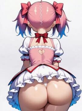 1girls ai_assisted ai_generated ass ass_focus ass_jiggle back_view big_ass big_butt bubble_ass bubble_butt butt_focus female female_focus female_only hair_ribbon huge_ass huge_butt madoka_kaname madoka_worship magical_girl magical_girl_outfit mahou_shoujo_madoka_magica microskirt miniskirt pink_eyes pink_hair puella_magi_madoka_magica red_ribbon ribbon ribbons round_ass round_butt shiny_skin shorter_than_10_seconds simple_background solo solo_female solo_focus tagme thick_ass thick_thighs thong twintails vertical_video video walking white_background