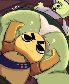 ass ass_grab female from_belpw glasses green_skin hat male panties peak-chan_(okgaki) peak_(videogame) scout_(peak) sex sweat sweatdrop tagme taru_berry upskirt white_panties yellow_skin